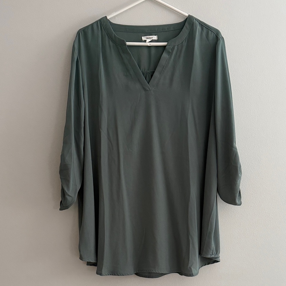 Maurices Deep Green Women's Blouse